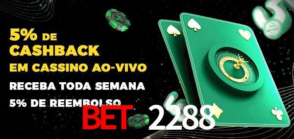 Promoções do cassino ao Vivo Bet 2288